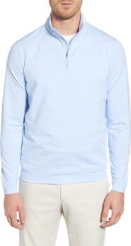 Peter Millar Perth Stripe Quarter Zip Performance Pullover