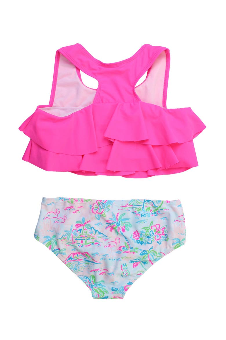 Flounce Bikini 2-Piece Swimsuit, Alternate, color, Tropical Resort