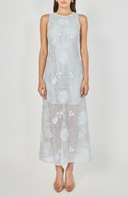 Endless Rose Textured Sleeveless Maxi Dress