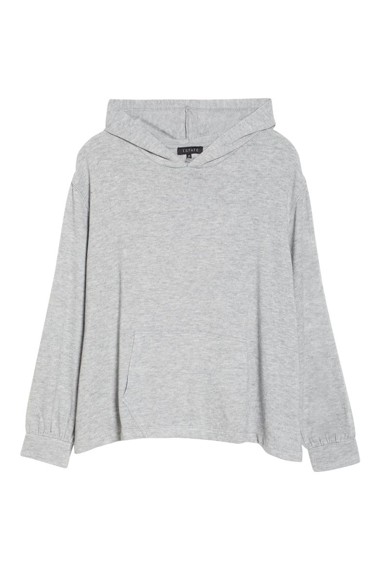 Kangaroo Pocket Hoodie, Alternate, color, SILVER HEATHER
