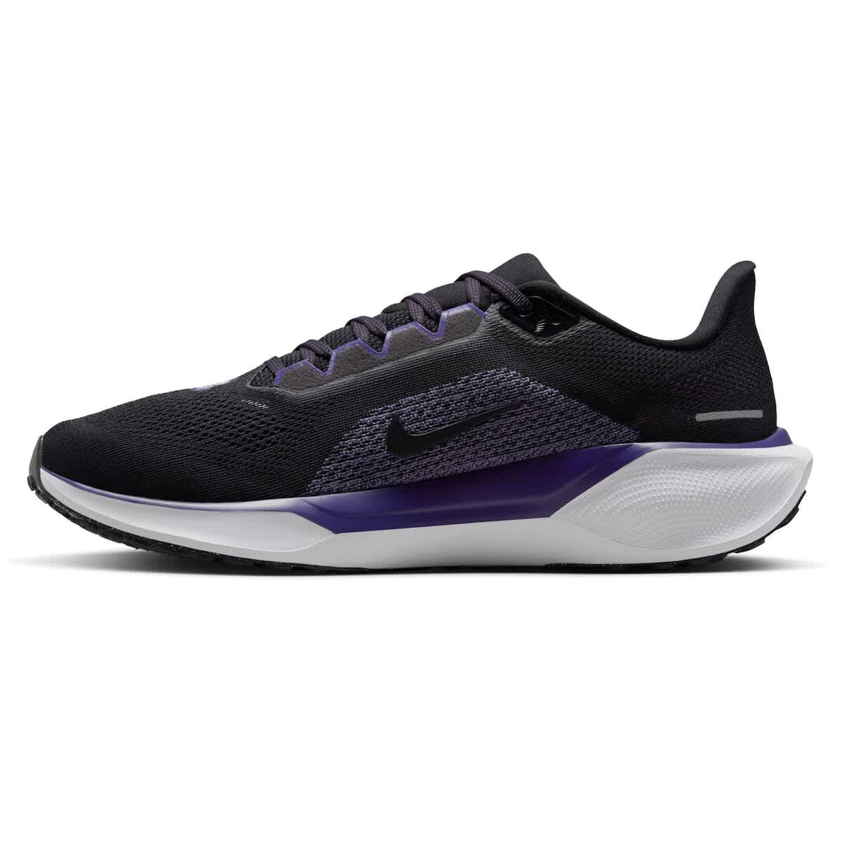 Nike Unisex Nike Black TCU Horned Frogs Zoom Pegasus 41 Running Shoes, Alternate, color, Black