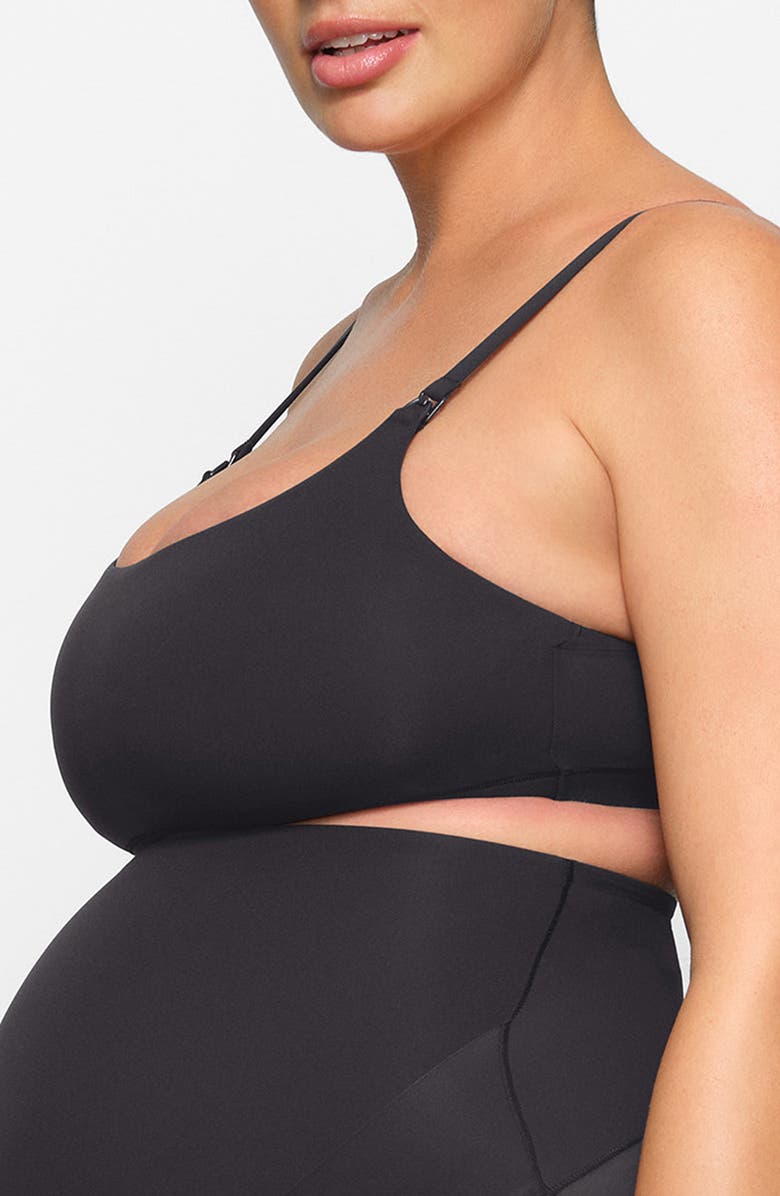 SKIMS Fits Everybody Maternity/Pumping Bra, Alternate, color, Onyx