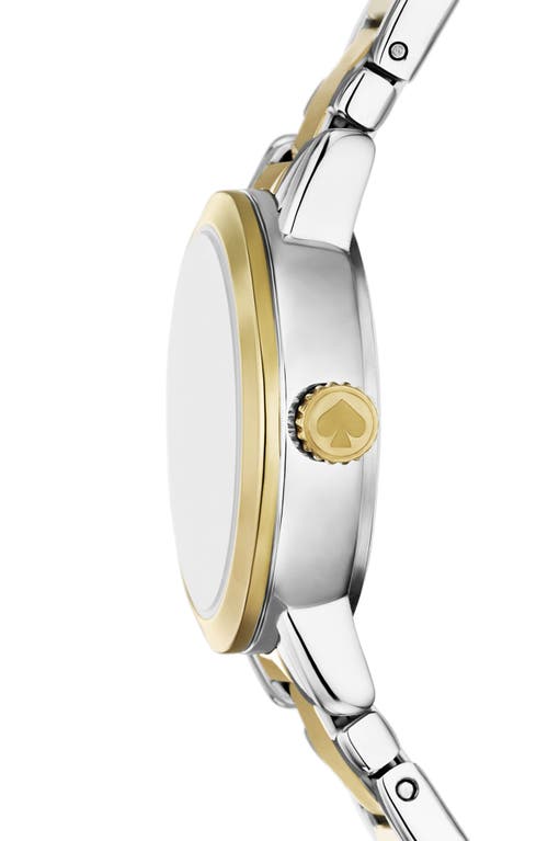 Kate Spade New York Gramercy Two-tone Bracelet Watch, 25mm In Gold