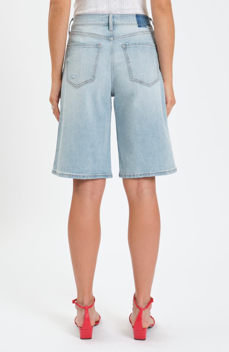 DAZE Cruiser Distressed Denim Bermuda Shorts, Alternate, color, Dew Drop Vintage