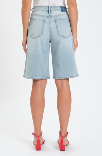 DAZE Cruiser Distressed Denim Bermuda Shorts | Nordstrom