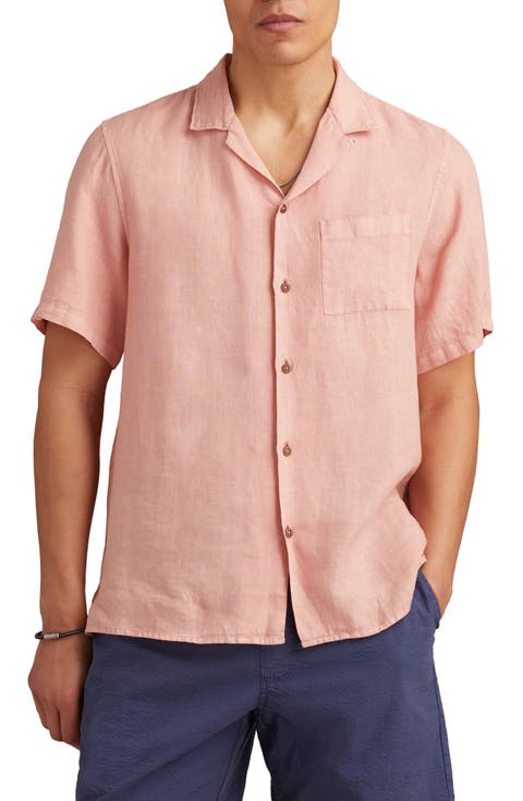 Men's 100% Linen Short Sleeve Shirts | Nordstrom