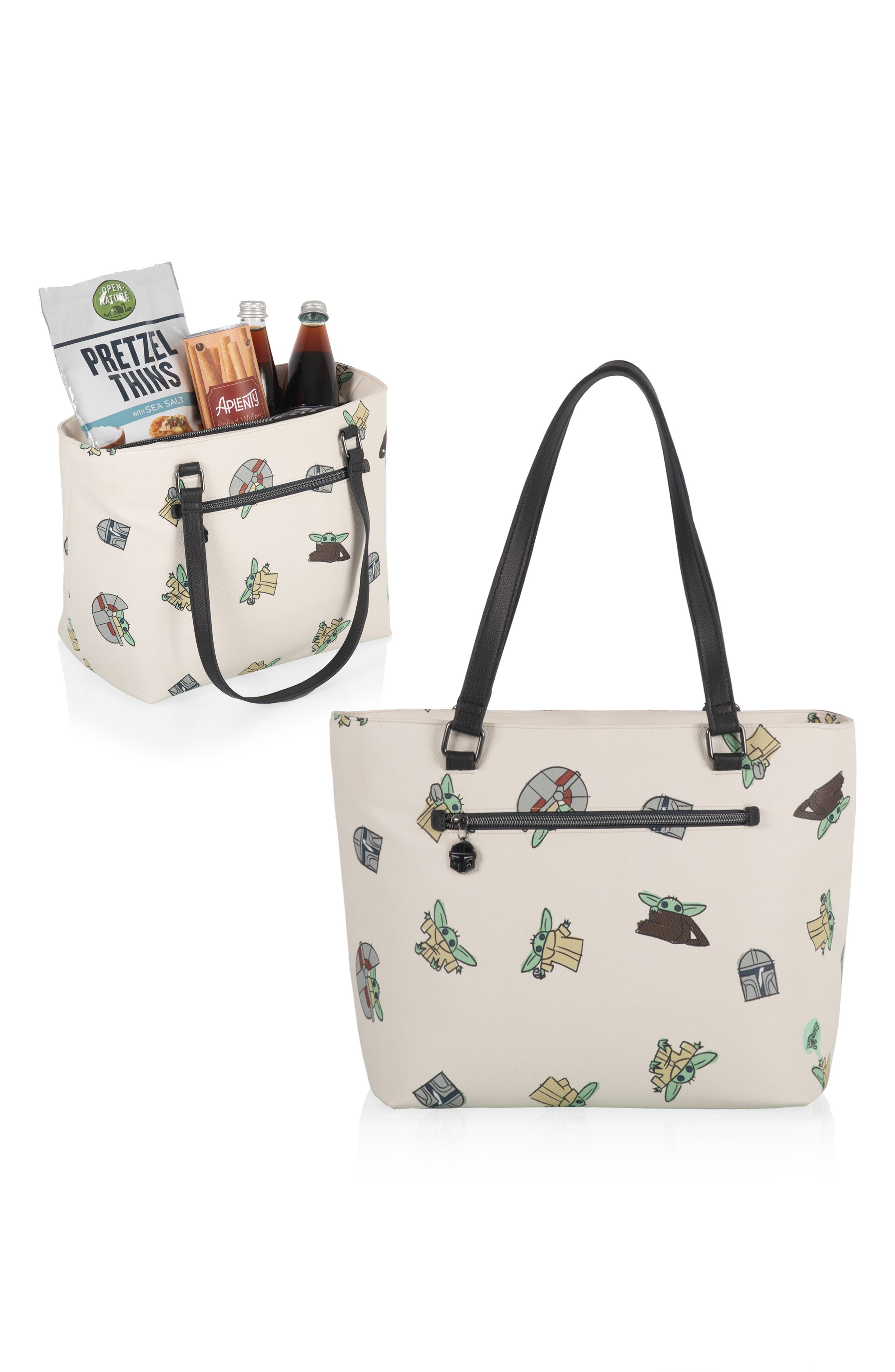 Picnic Time x Star Wars<sup>™</sup> Grogu Uptown Cooler Tote Bag, Alternate, color, 