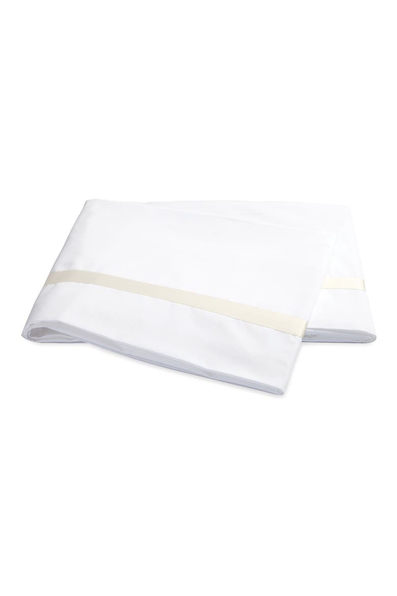 Lowell 600 Thread Count Flat Sheet, Main, color, IVORY