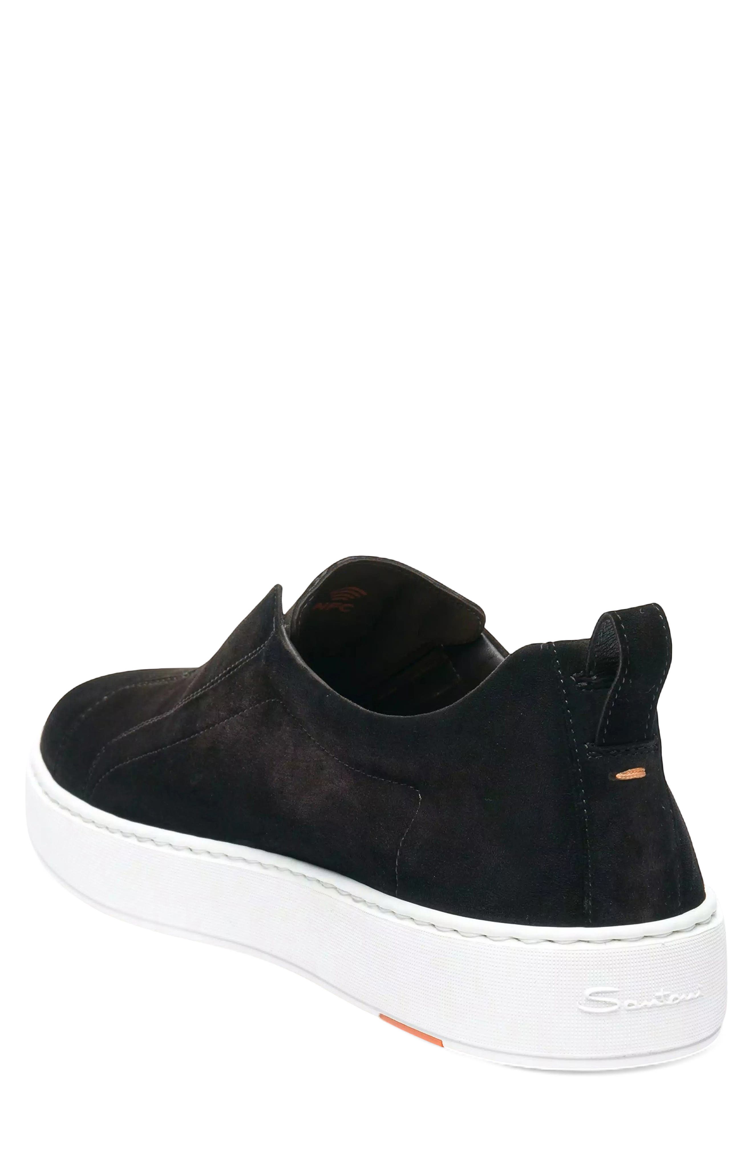 Santoni Victory Slip-On Sneaker, Alternate, color, Dark Brown
