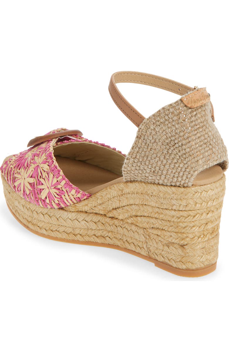 Toni Pons Lia Espadrille Ankle Strap Sandal, Alternate, color, Rosa