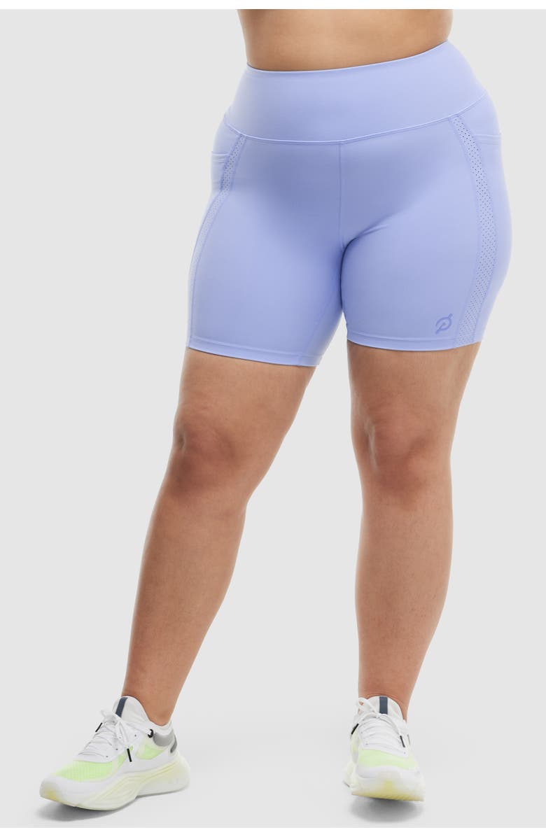Peloton Cadent 7" Laser Perforated Bike Short, Alternate, color, Ice Blue