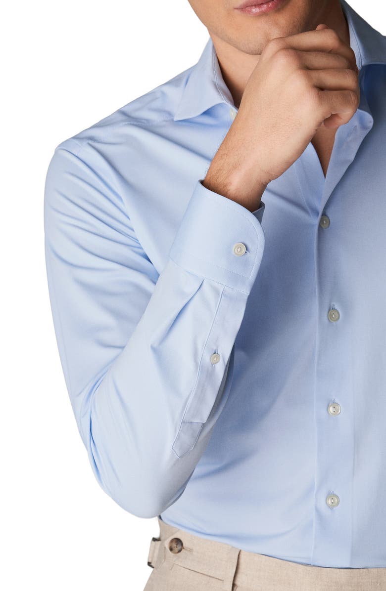 Eton Slim Fit Four Way Stretch Shirt, Alternate, color,