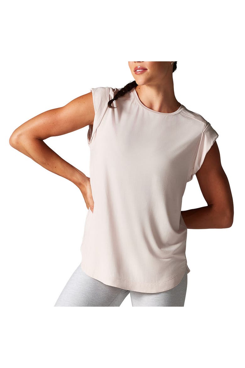 Cap Sleeve Muscle Tee, Main, color, SOFT BLUSH