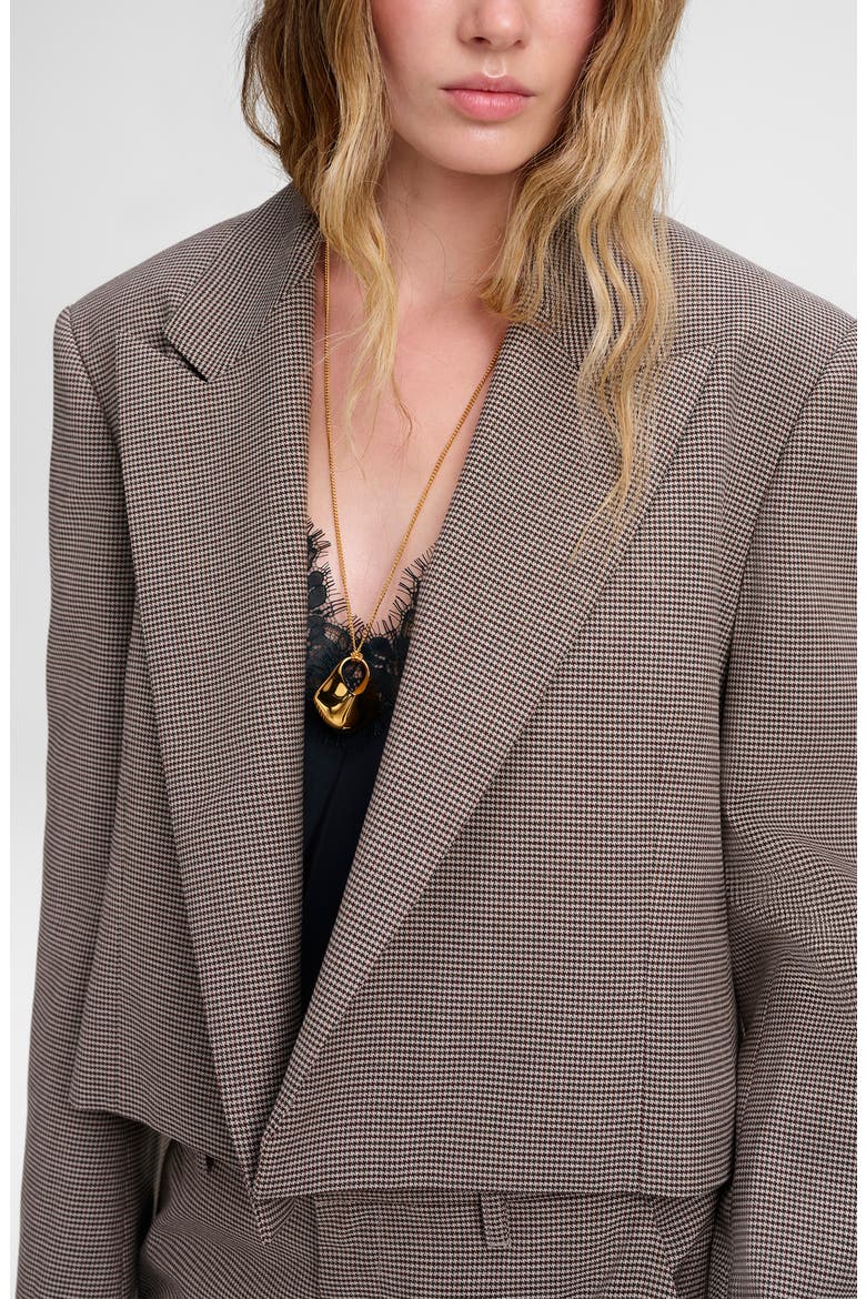 Cass Cropped Blazer, Alternate, color, DESERT SAND MULTI