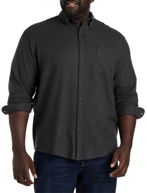 Solid Flannel Sport Shirt