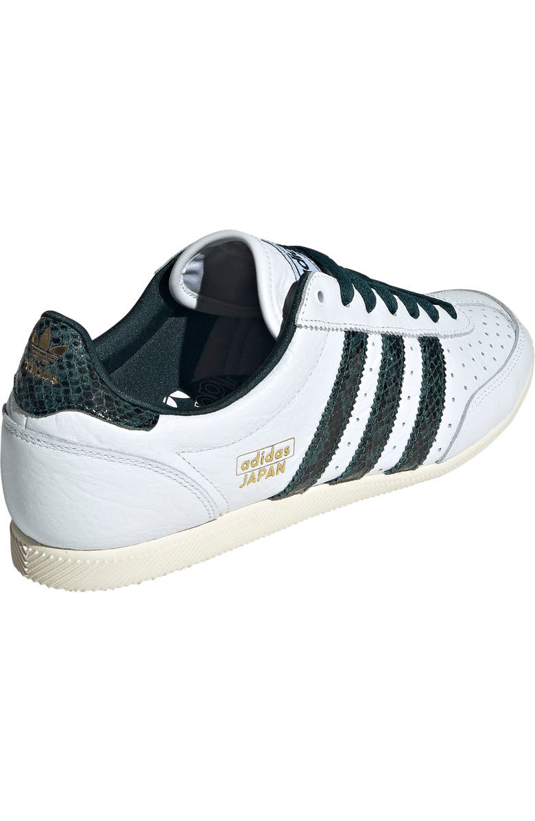 adidas Japan Low Top Sneaker, Alternate, color, White/ Green/ Aurora Ivy