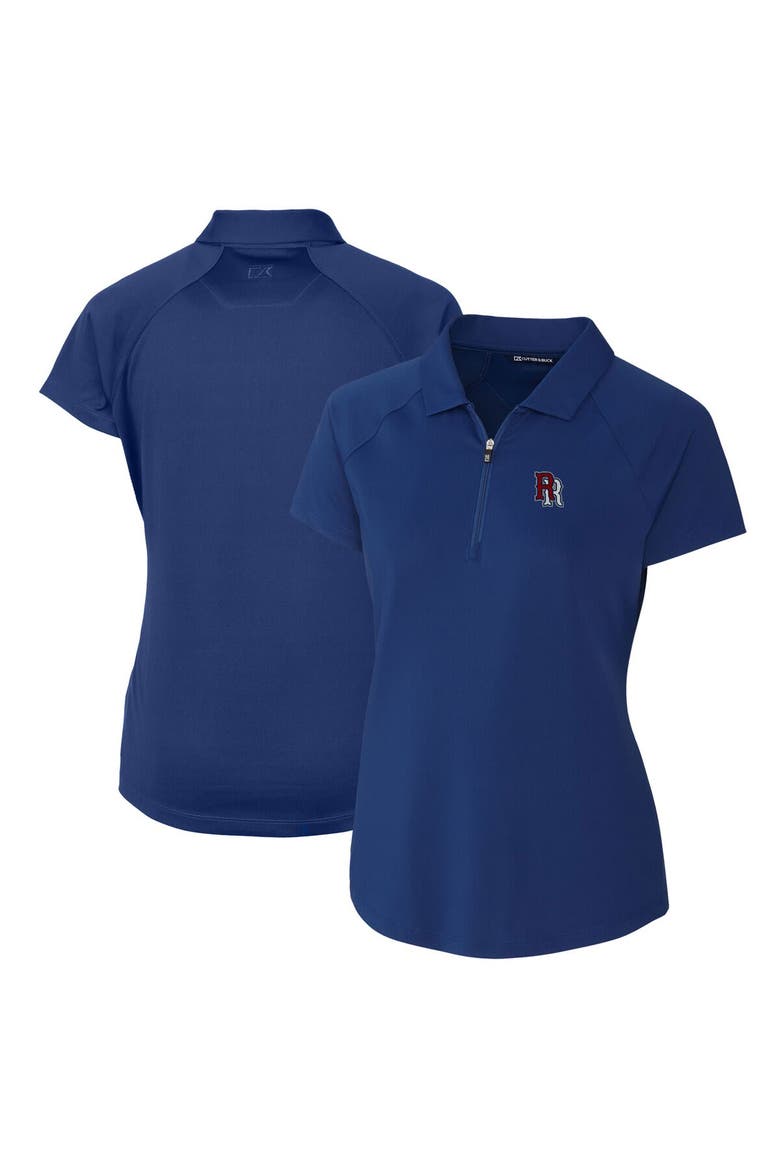 Women's Cutter & Buck  Blue Round Rock Express Forge DryTec Raglan Stretch Polo, Alternate, color, Blue