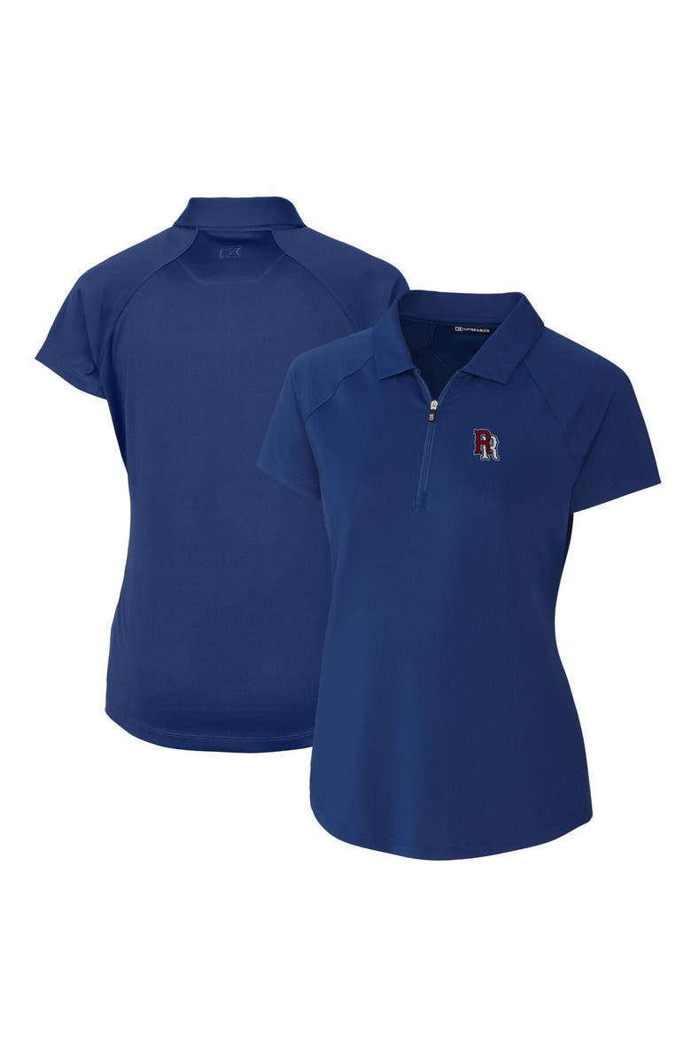 Cutter & Buck Women's Cutter & Buck  Blue Round Rock Express Forge DryTec Raglan Stretch Polo, Alternate, color, 
