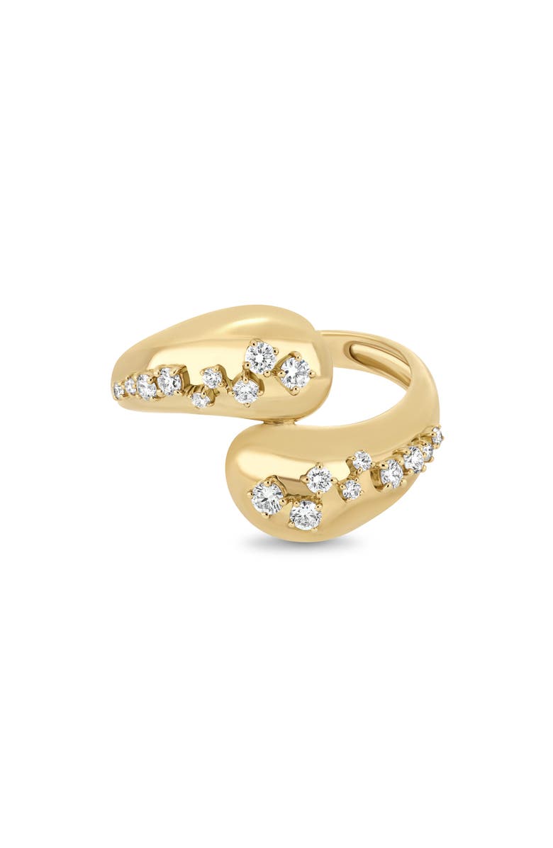 Bony Levy 18K Gold Mika Diamond Crossover Ring, Alternate, color,