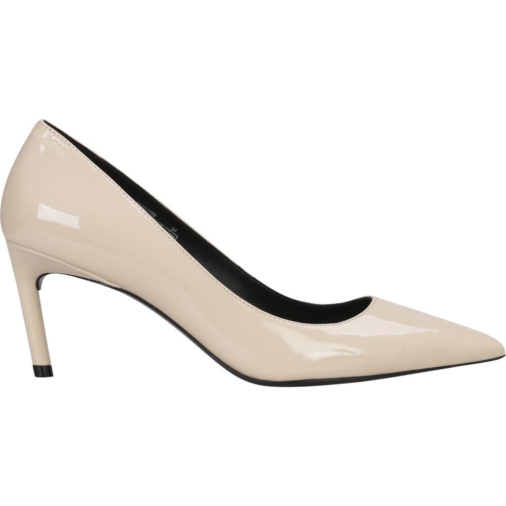 Hugo Boss Boss Gracey Pointed Toe Pump In White