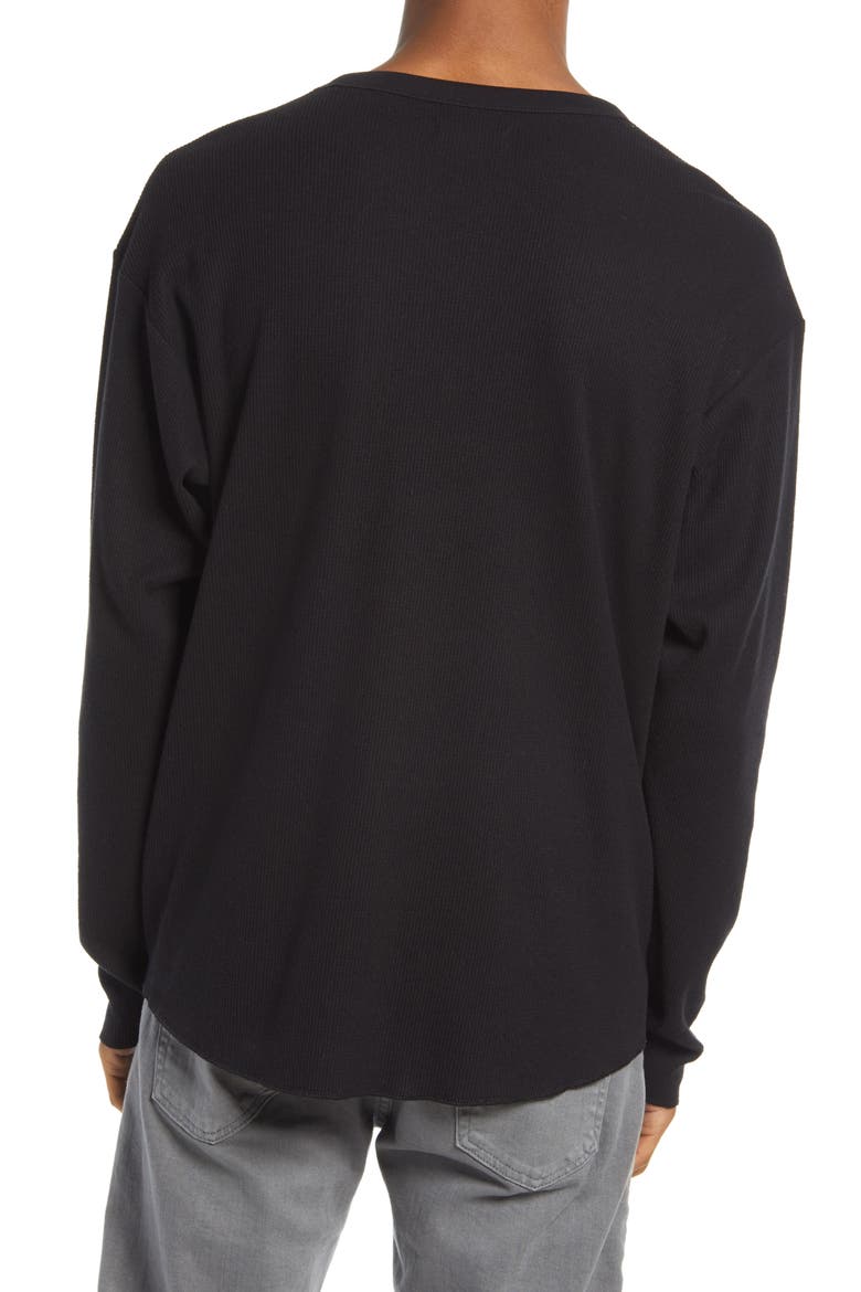 Thermal Crewneck Top, Alternate, color, BLACK