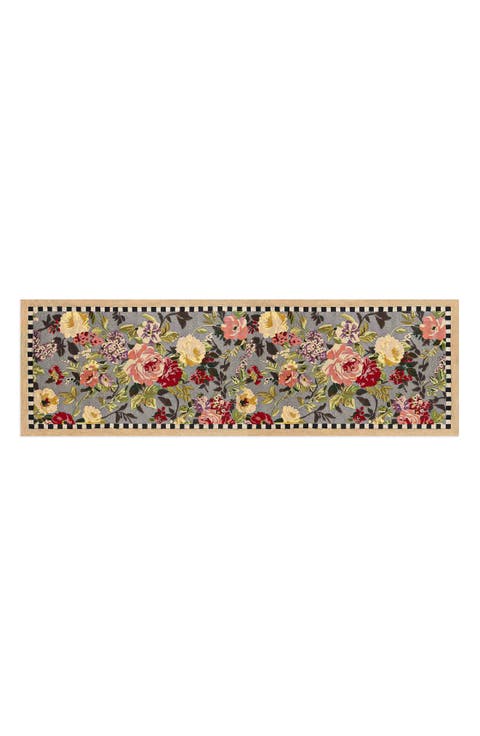 Tudor Rose Washable Runner