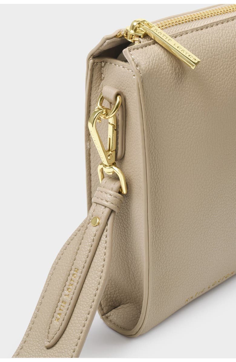 Katie Loxton Avery Slim Crossbody Bag in Light Taupe, Alternate, color, Light Taupe