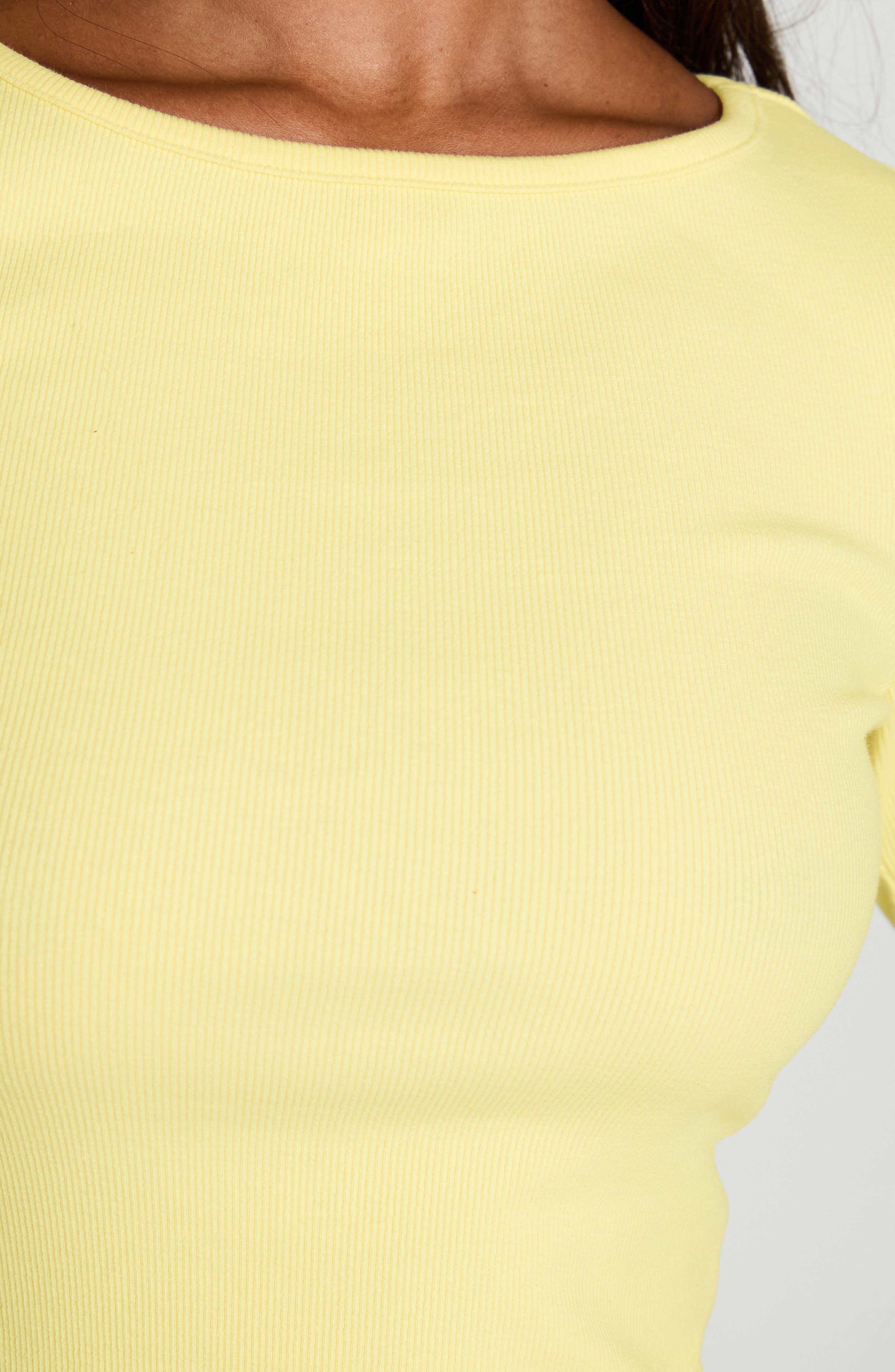 Elaia Three-Quarter Sleeve Crop Top - image 2