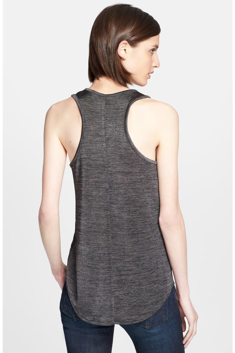 Racerback Tank, Alternate, color, BLACK