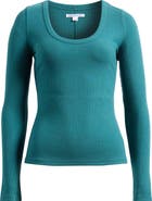 TravisMathew Cloud Retreat Rib Long Sleeve Top