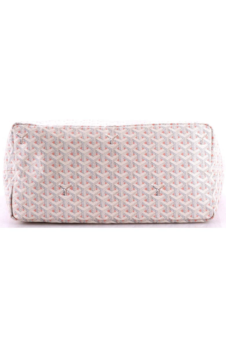 Pre-Owned Goyard Saint Louis Tote Claire Voie Coated Canvas GM, Alternate, color, White