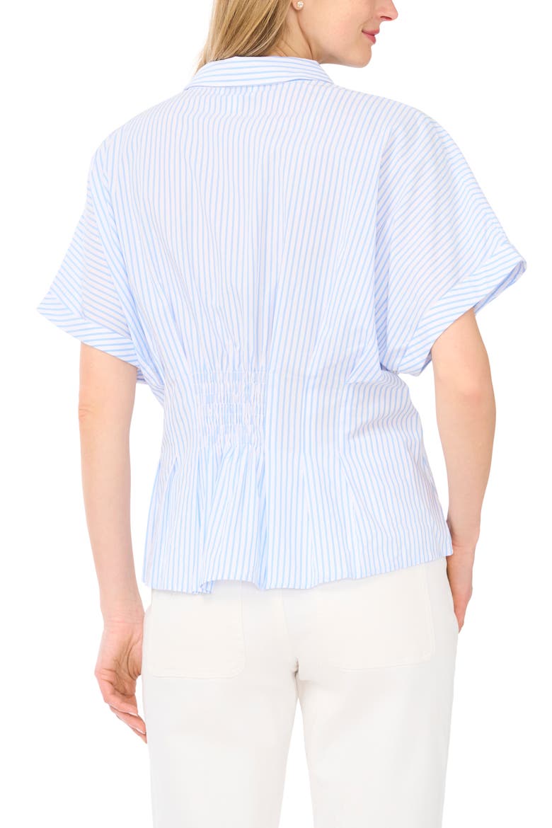 Pleat Waist Top, Alternate, color, NEW IVORY