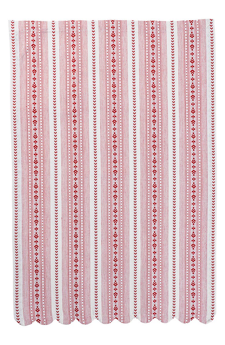 Juliska Villa Stripe Set of 2 Kitchen Towels, Alternate, color, Ruby