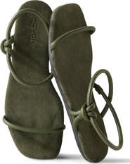 Haven Well Within Leather Double Strap Knot Sandals