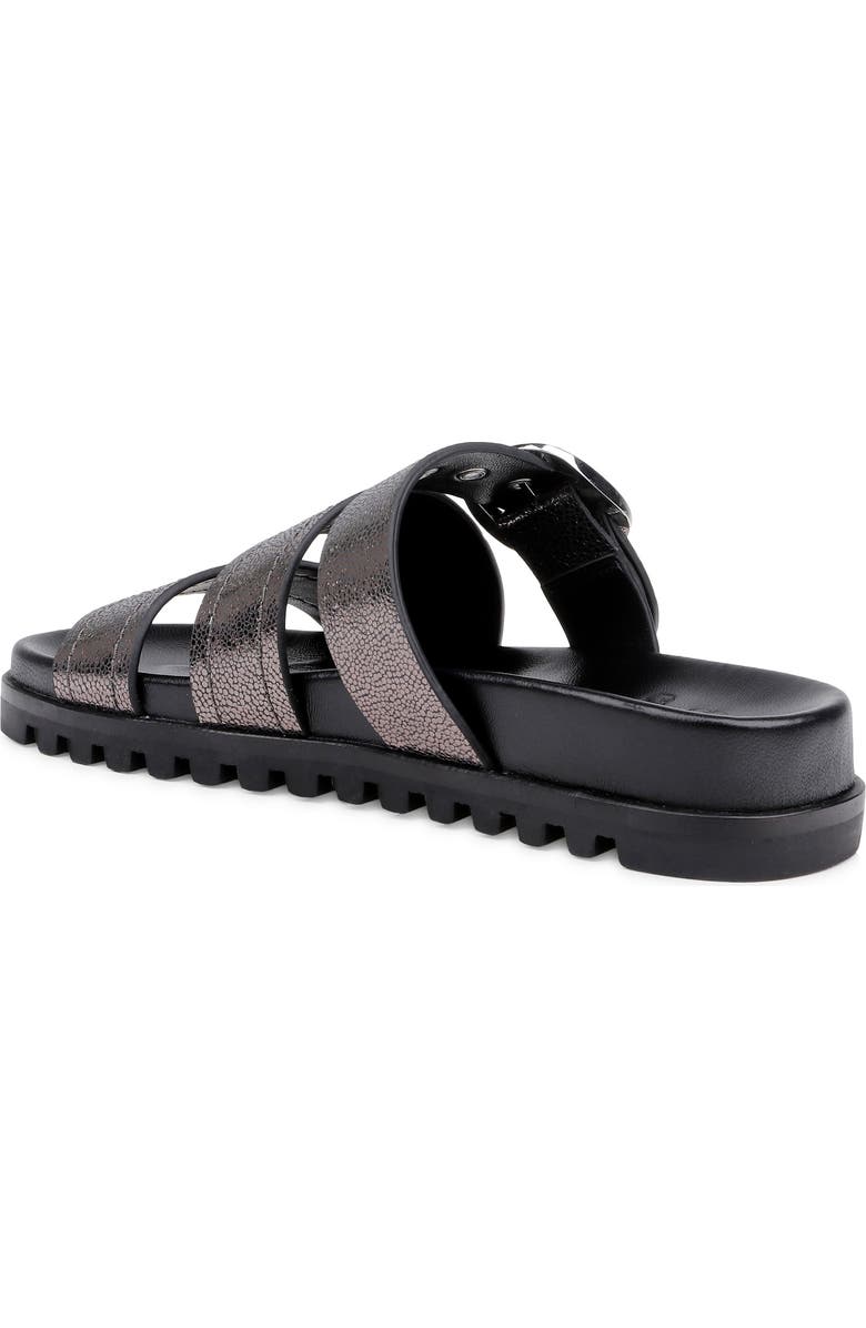 CLERAE Quasia Sandal, Alternate, color, Anthracite Metallic