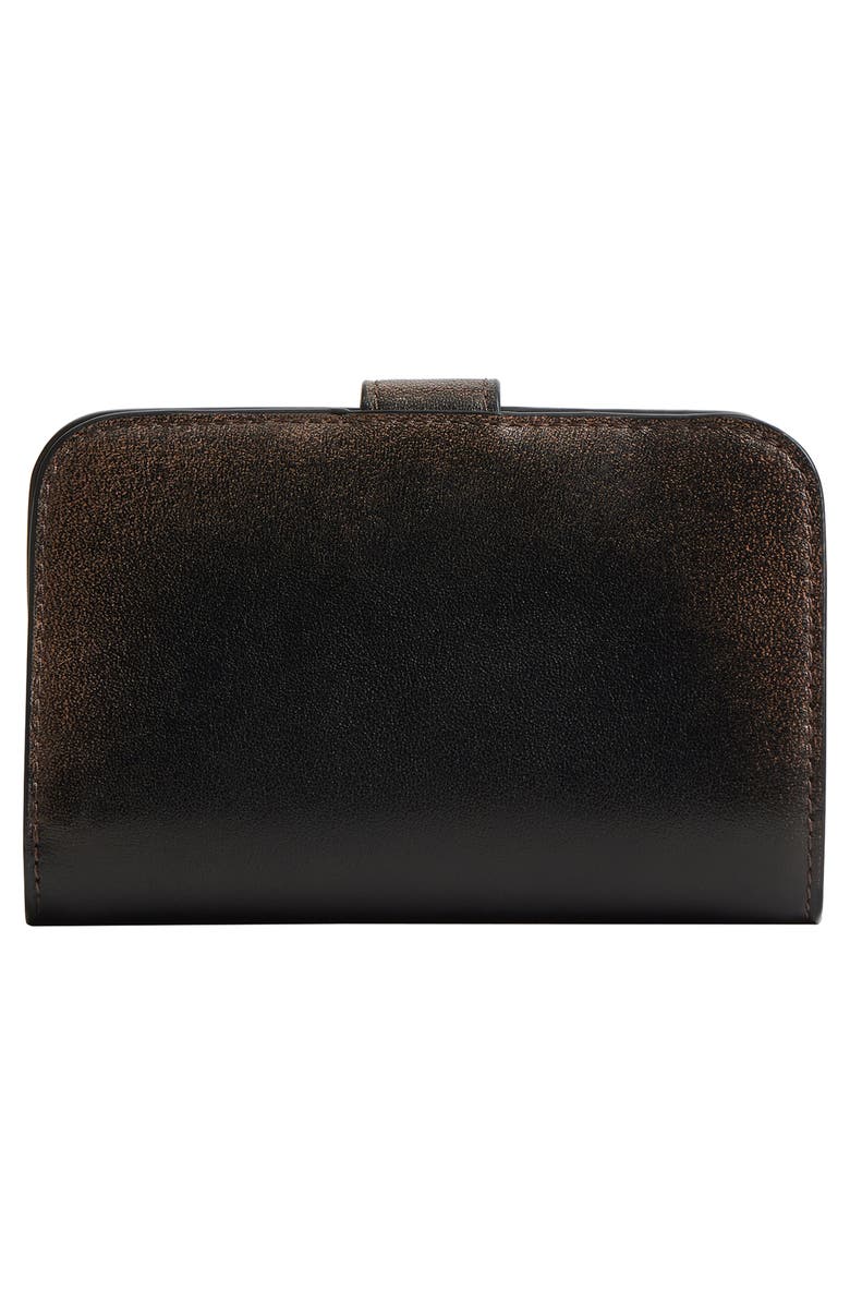 COACH Tabby Loved Leather Wallet, Alternate, color, Black Brown
