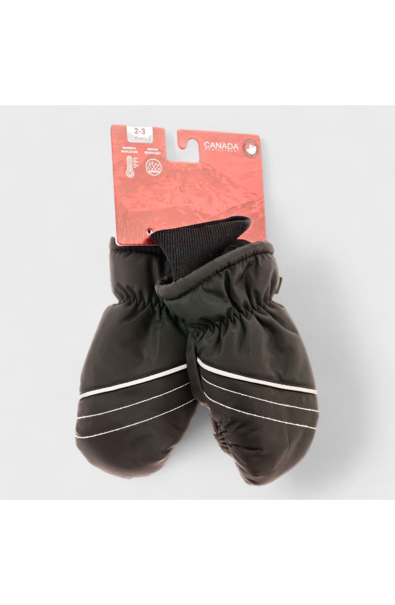 CANADA WEATHER GEAR Kid's Ski Mittens, Alternate, color, Black