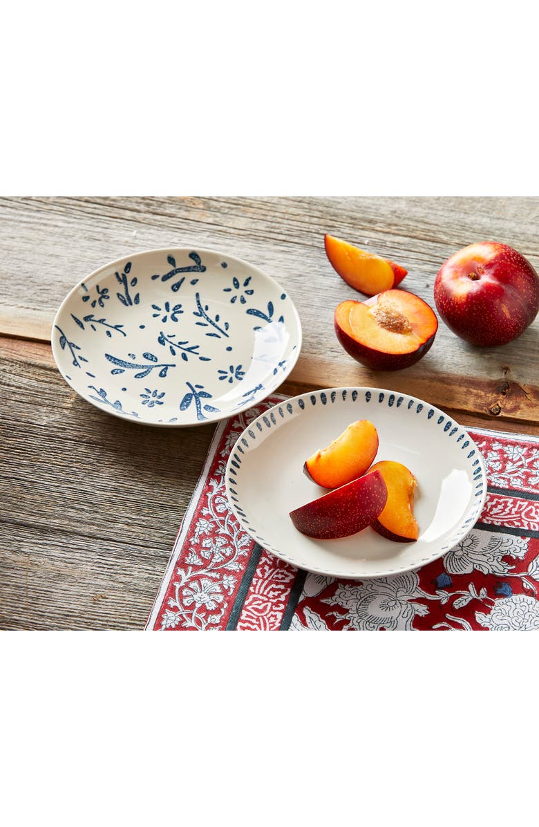 tag Janis Black Purple Summer Cotton Placemat Machine Washable, Alternate, color, Multicolored