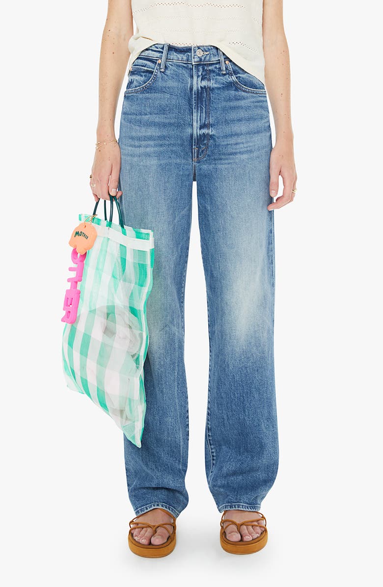 MOTHER Tunnel Vision Sneak High Waist Relaxed Straight Leg Jeans, Main, color, Girls Just Want To Have Sun
