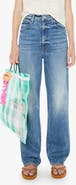 MOTHER Tunnel Vision Sneak High Waist Relaxed Straight Leg Jeans