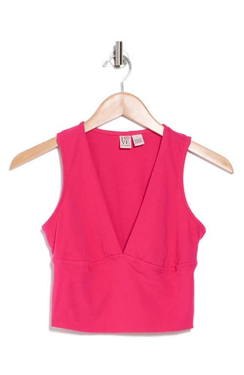 Love By Design Jade Deep V-neck Crop Top