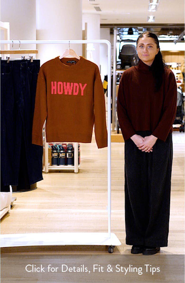 Statement Sweater, sales video thumbnail