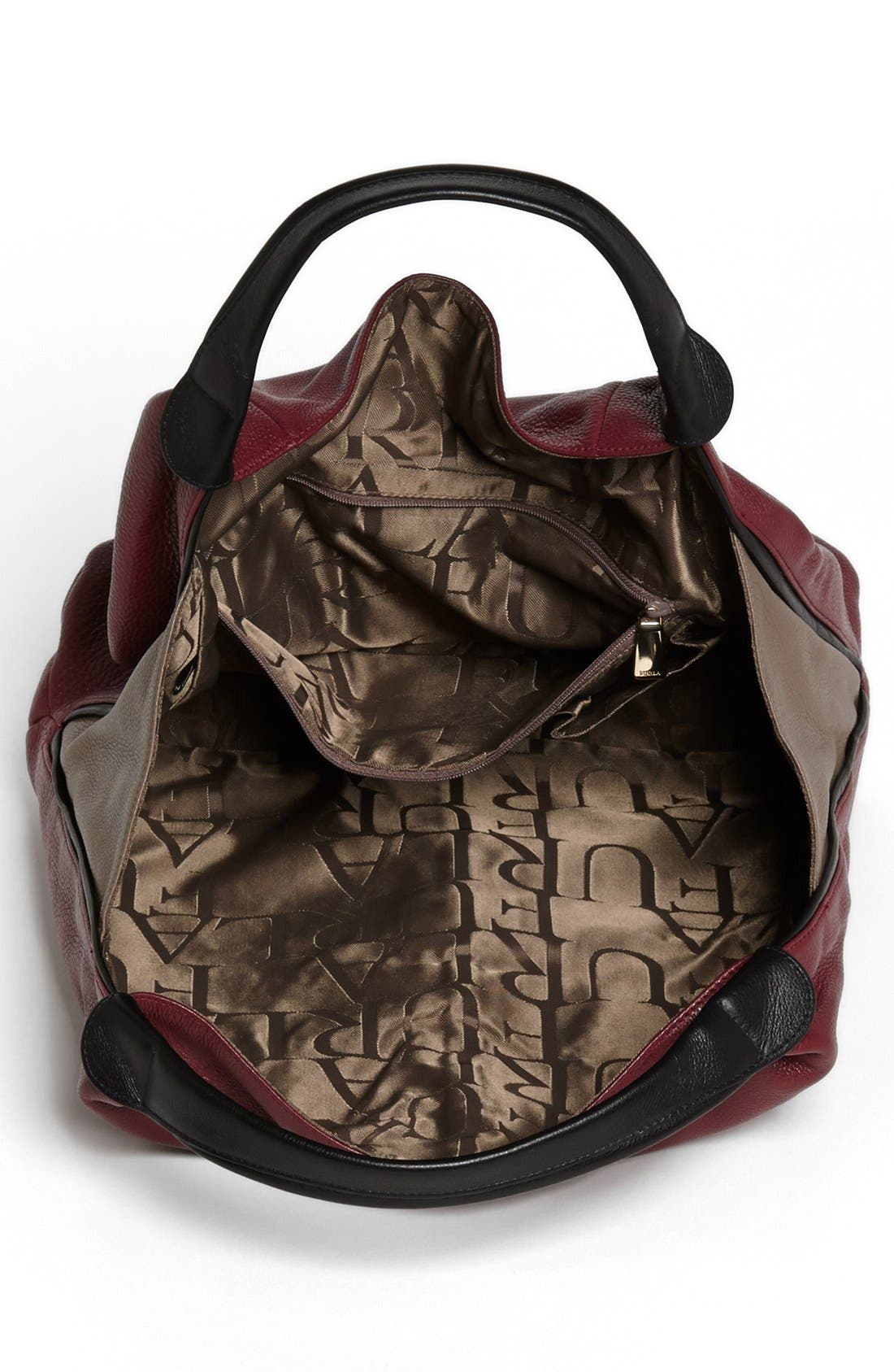 'Elisabeth - Medium' Shopper, Alternate, color, BURGUNDY/ AMANDE