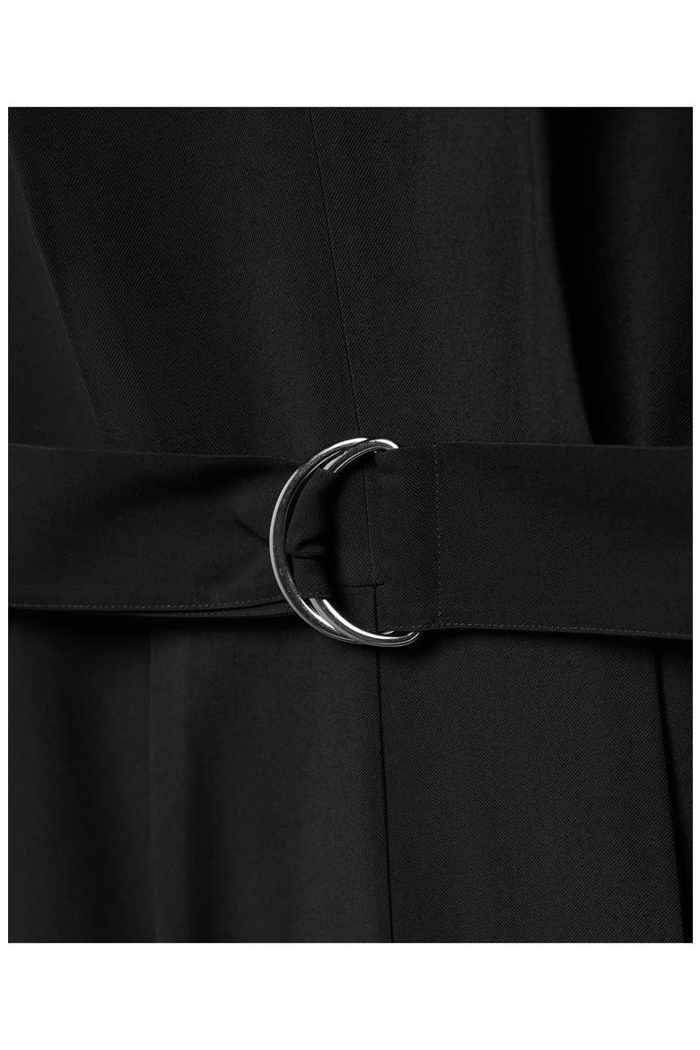 V-Neck Belted Jumpsuit, Alternate, color, BLACK