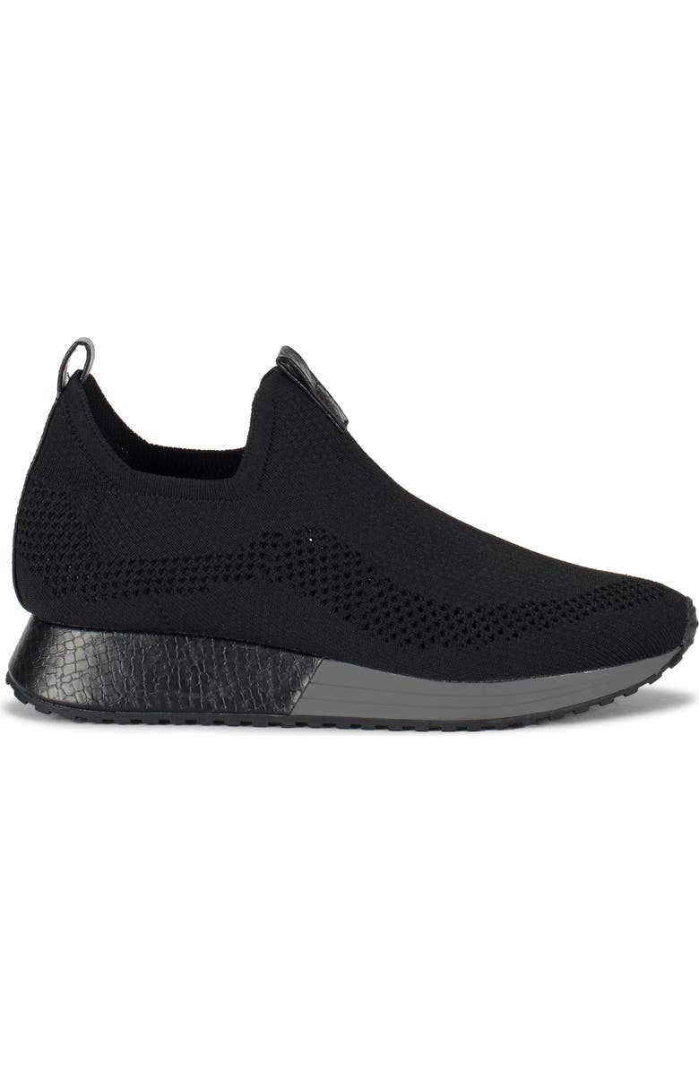 BARETRAPS Pringer Knit Slip-On Sneaker, Alternate, color, Black