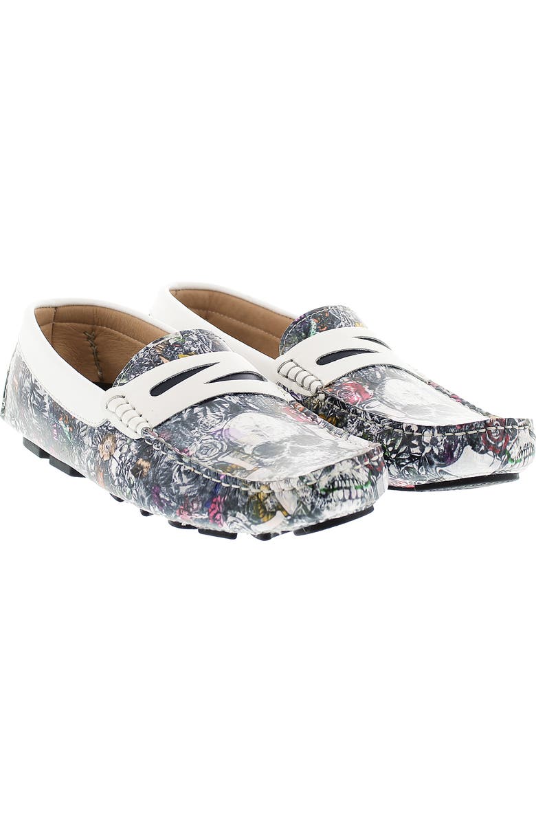 Robert Graham Thrill Driving Shoe, Main, color, White