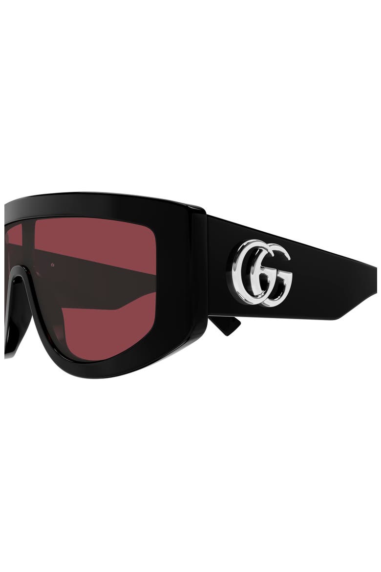 99mm Mask Sunglasses, Alternate, color, BLACK