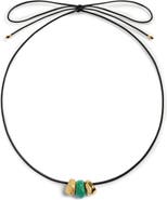 Monica Vinader Antica Gemstone Cord Necklace