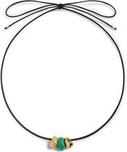 Monica Vinader Antica Gemstone Cord Necklace