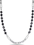 EYE CANDY LOS ANGELES Men's Wyatt Agate & Chain Necklace